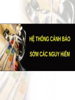 HỆ THỐNG CẢNH BÁO SỚM CÁC NGUY HiỂM