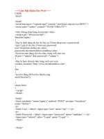 làm mật khẩu cho web code dang nhap bang javascript