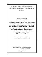 Tóm tắt luận văn Tiến sĩ Y học: Nghiên cứu gây tê đám rối thần kinh cổ sâu qua vị trí gây tê cải tiến trong phẫu thuật tuyến giáp điều trị bệnh Basedow
