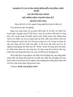 Tóm tắt khóa luận tốt nghiệp Công nghệ kỹ thuật cơ điện tử: Nghiên cứu xây dựng phần mềm hiển thị đồng thời mười hai chuyển đạo trong hệ thống điện tâm đồ gắng sức