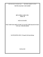 Luận văn Thạc sĩ: Phát triển bảo hiểm xã hội tự nguyện trên địa bàn huyện Tân Lạc, tỉnh Hòa Bình