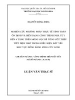 Nghiên cứu phương pháp thực tế tính toán ổn định và biến dạng công trình nhà từ 3 đến 6 tầng trên móng cọc bê tông cốt thép tiết diện nhỏ trong điều kiện đất yếu khu vực đồng bằng sông cửu long 