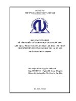 Xây dựng website đăng ký học lại, học cải thiện điểm cho sinh viên Trường Đại học Nội vụ Hà Nội (Đề tài NCKH)