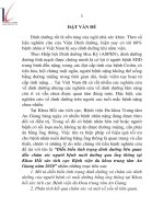 Tóm tắt luận văn thạc sĩ điều dưỡng diễn biến tình trạng dinh dưỡng liên quan đến chăm sóc người bệnh nuôi dưỡng qua ống thông tại khoa hồi sức cấp cứu bệnh viện đa khoa trung tâm an giang năm 2020 