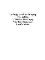 edit toan bo de thi TN trac nghiemco dap an