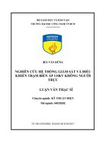 Nghiên cứu hệ thống giám sát và điều khiển trạm biến áp 110kv không người trực