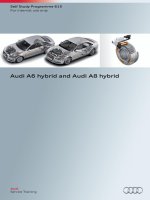 Audi A6 hybrid and Audi A8 hybrid
