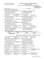 ĐỊA 10   KS 3 mã 701 