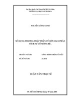 Sử dụng phương pháp phần tử hữu hạn phân tích sự cố móng bè 