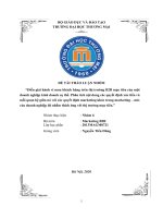 Hành vi mua khách hàng trên thị trường B2B mục tiêu của tập đoàn Hòa Phát