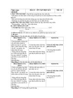 ngày soạn 281009 ngày soạn 281009 bài 23 ôn tập học kì i tiết 24 i mục tiêu bài học sau khi học xong bài này học sinh cần nắm được các khái niệm cơ bản trong di truyền học từ mức độ phân tử tế