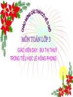 slide 1 gi¸o viªn d¹y bïi thþ thuû tr­êng tióu häc lª hång phong kióm tra bµi cò 28 x 5 thø b¶y ngµy 7 th¸ng 11 n¨m 2009 to¸n 28 5 x 0 14 thø b¶y ngµy 7 th¸ng 11 n¨m 2009 to¸n thø b¶y ngµy 7 th¸ng