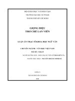 Luận án Thạc sĩ Khoa học ngữ văn: Giọng điệu thơ Chế Lan Viên