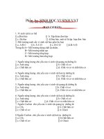 Trac nghiem Lop 10 phan 3