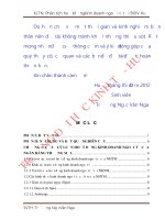 Khóa luận tốt nghiệp phân tích hoạt động kinh doanh ngoại tệ tại ngân hàng đầu tư và phát triển việt nam chi nhánh huế 