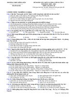 Lịch sử 10  mã đề 602 