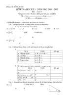 pgd ñoàng xuaân phoøng gd ñoàng xuaân kieåm tra hoïc kyø i naêm hoïc 2006 2007 moân toaùn 9 thôøi gian laøm baøi 90 phuùt khoâng keå thôøi gian phaùt ñeà hoï vaø teân lôùp soá bd soá phaùch a phaà