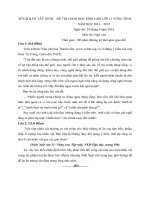 Đề thi học sinh giỏi môn Ngữ văn lớp 12 năm học 2014 - 2015 tỉnh Tây Ninh