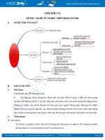 Nghị luận xã hội bàn về vấn đề nghề từ thiện trên mạng xã hội hiện nay