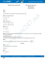 Bộ 5 đề thi giữa HK2 môn Toán 6 năm 2021 Trường THCS Ngô Quyền