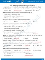 Câu hỏi trắc nghiệm nâng cao chủ đề Chọn giống vật nuôi dựa trên nguồn biến dị tổ hợp Sinh học 9 có đáp án