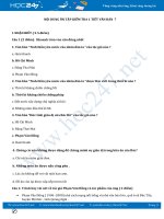 Đề cương ôn tập kiểm tra 1 tiết HK2 năm 2020 môn Ngữ Văn 7 - Trường THCS An Thới Đông