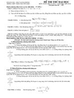 dedap an Thi thu DH lan 3