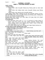 tuaàn 1 tieát 1 giaùo aùn vaät lí 8 giaùo vieân ngoâ thò thuùy vaân tuaàn 1 tieát 1 chöông i cô hoïc baøi 1 chuyeån ñoäng cô hoïc i muïc tieâu 1 kieán thöùc bieát ñöôïc vaät chuyeån ñoäng hay ñöùng ye