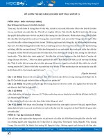 Đề luyện thi HK2 năm 2020 môn Ngữ Văn 8 - Đề số 1
