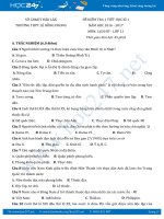 Đề kiểm tra 1 tiết HK1 môn Sử 11 - Trường THPT Lê Hồng Phong