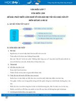 Phát biểu cảm nghĩ văn bản Mẹ tôi của Ét-môn-đô đơ A-mi-xi