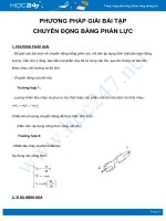 Phương pháp giải bài tập Chuyển động bằng phản lực môn Vật Lý 10 năm 2021