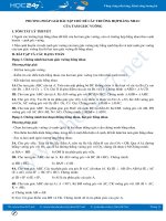 Phương pháp giải bài tập chủ đề Các trường hợp bằng nhau của tam giác vuông Toán 7