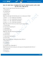 Bộ câu hỏi ôn tập về Lich sử Trung Quốc giữa TK XIX- đầu TK XX có đáp án môn Lịch sử 8