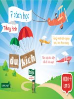7 Cách Học Tiếng Anh Du Kích