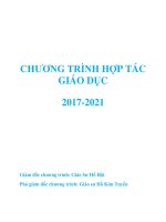 CHƯƠNG TRÌNH HỢP TÁC GIÁO DỤC QUỐC TẾ TRƯỜNG ĐẠI HỌC TEXAS TECH EL PASO