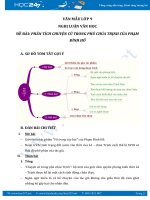 Phân tích đoạn trích Chuyện cũ trong phủ chúa Trịnh