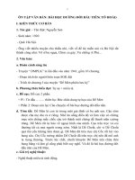 Giáo án dạy thêm ngữ văn 6 kì 2 (phần văn bản)