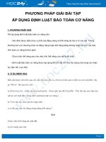 Phương pháp giải bài tập Áp dụng định luật bảo toàn cơ năng môn Vật Lý 10 năm 2021