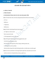 Bộ câu hỏi ôn tập HK2 môn Ngữ Văn 9