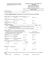 phòng gdđt huyện cao lãnh trường thcs thị trấn mỹ thọ kiểm tra chất lượng học kỳ i 2007 2008 môn toán học khối 9 thời gian làm bài 90 phút không kể thời gian phát đề mã đề thi t001 họ tên thí sinh