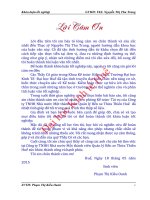 Khóa luận tốt nghiệp phân tích tình hình tài chính tại công ty TNHH nhà nước MTV quản lý bến xe thừa thiên huế 