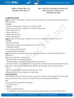 Đề cương ôn tập kiểm tra HK2 năm 2020 môn GDCD 6 Trường THCS Phú An