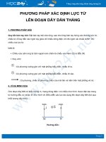 Phương pháp xác định Lực từ lên đoạn dây dẫn thẳng môn Vật Lý 11 năm 2021
