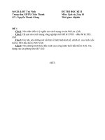 sở gd đt trà vinh sở gd đt trà vinh đề thi học kì ii trung tâm gdtx châu thành môn lịch sử lớp 10 gv nguyễn thanh giang thời gian 60phút đề 1 câu 1 nêu tính chất và ý nghĩa của cách mạng tư sản hà