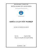 Khóa luận tốt nghiệp ngành tài chính ngân hàng phân tích tình hình sử dụng vốn lưu động với việc nâng cao hiệu quả sử dụng vốn lưu động của công ty TNHH DVTM liên hương 