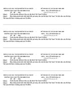 ñeà thi hoïc kyø ii moân ñòa lí lôùp 8 phoøng giaùo duïc thaønh phoá buoân ma thuoät ñeà thi hoïc kyø ii naêm hoïc 2008 2009 tröôøng thcs nguyeãn thò minh khai moân ñòa lí 8 thôøi gian 45 toå söû ñòa