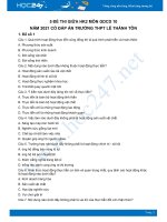 Bộ 5 đề thi giữa HK2 môn GDCD lớp 10 năm 2021 Trường THPT Lê Thánh Tôn