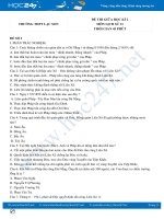 Bộ 5 đề thi giữa HK2 môn Lịch Sử 11 năm 2021 có đáp án Trường THPT Lạc Sơn