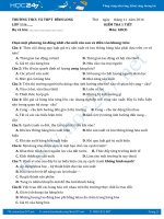 Đề kiểm tra 1 tiết HK1 môn GDCD 11 - Trường THPT Bình Long